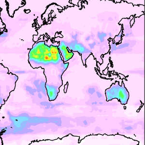The findings indicate large regional variability in methane's power to absorb incoming energy from the sun. The Sahara Desert, Arabian Peninsula, and portions of Australia are all places where bright, exposed surfaces reflect light upwards to make methane's absorptive properties up to 10 times stronger than elsewhere on Earth.