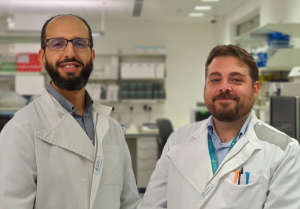 Younes Mokrab and Davide Bedognetti of Sidra Medicine, Qatar